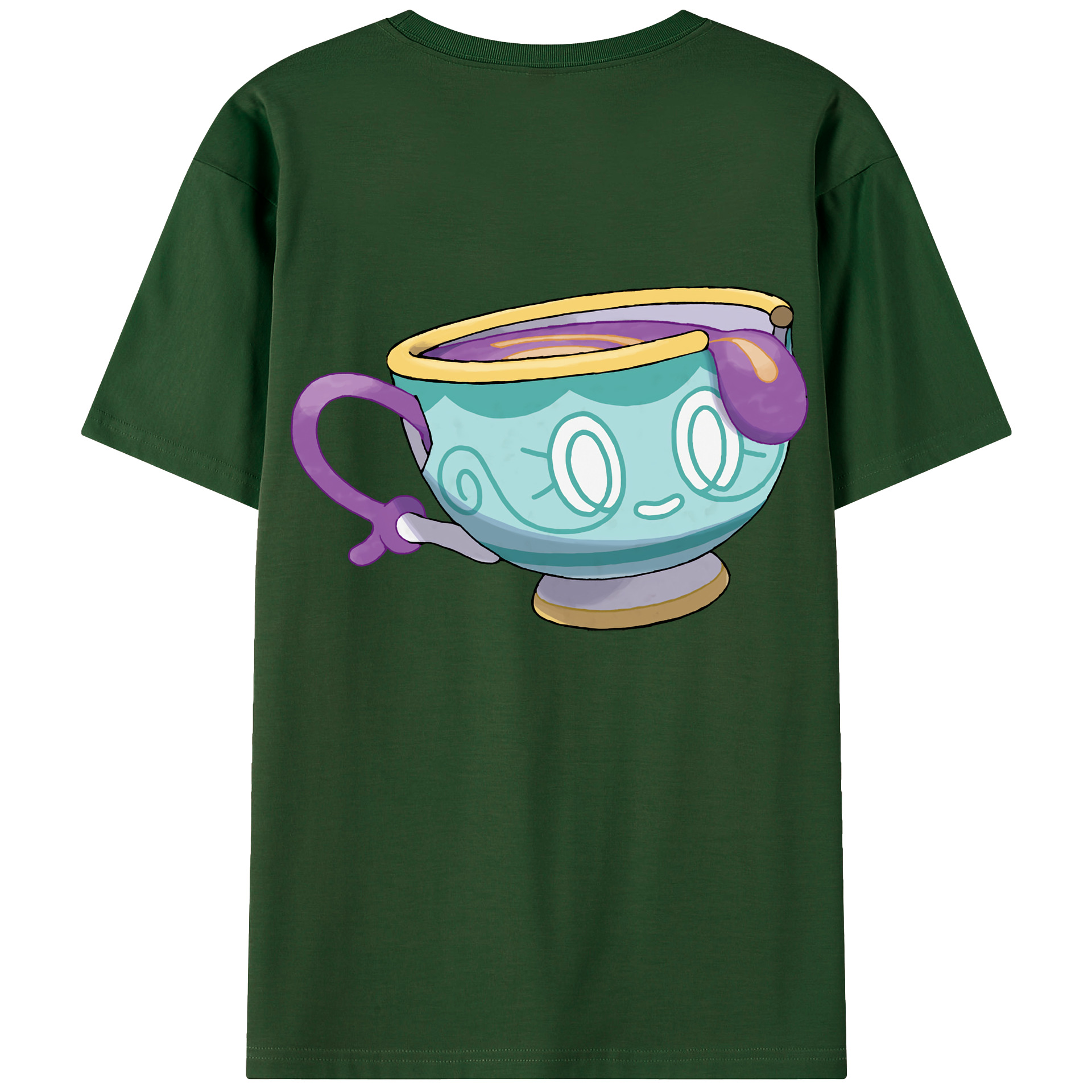 （画像用） ポケットモンスター Pokémon 綿100％半袖Tシャツ（背面プリント）